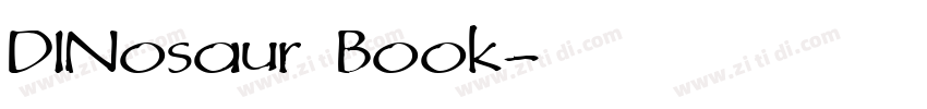 DINosaur Book字体转换